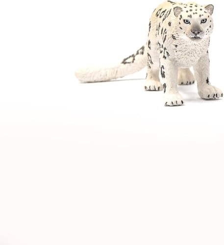 SCHLEICH 14838 Snow Leopard Wild Life Toy Figurine for children aged 3-8 Years