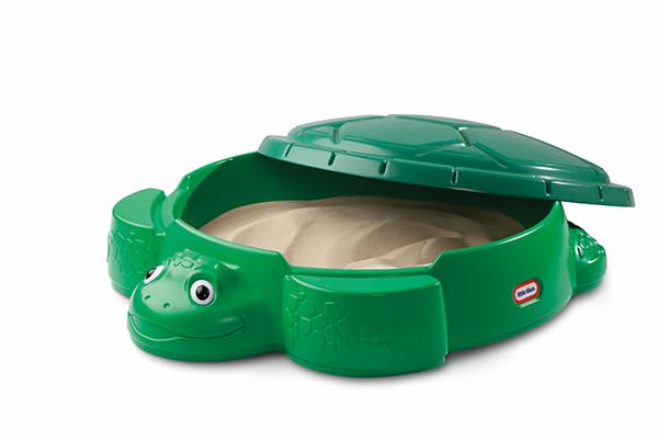 Little Tikes Turtle Sandbox - Outdoor Playset for Toddlers - Safe & Portable - Encourages Creative Play, 8 pcs