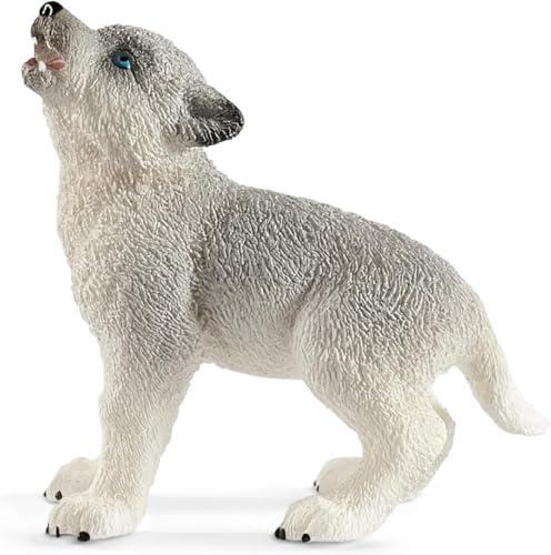 SCHLEICH 42472 Wild Life 3pc Mother Wolf and Baby Wolf Pups Figurine Set - Authentic and Highly Detailed Animal Toys, Durable for Education and Fun Play, Perfect for Boys and Girls, Ages 3+