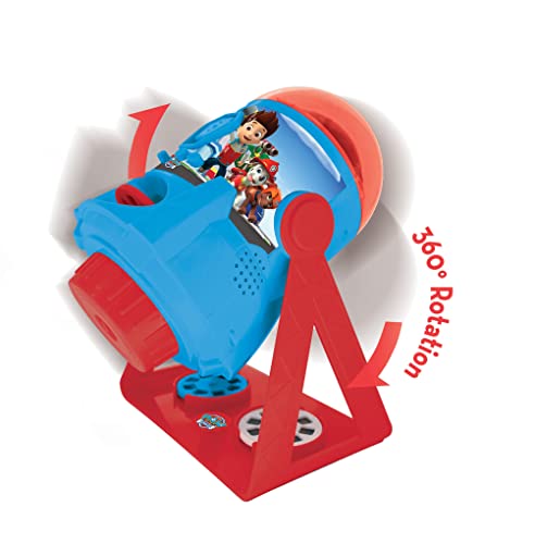 LEXIBOOK, Paw Patrol, My stories brought to light, Story projector with sounds, timer and booklet, blue/red, LTC100PA