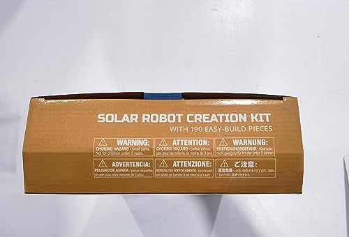 OMWay STEM 12-in-1 Solar Robot Toys, Science Kits for Kids Age 8-12,DIY Building Experiment Engineering Robotics Kit, Birthday Gifts for 9 10 11 13 14 Year Old Boys Teens, Grey