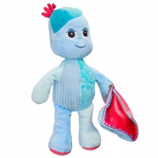 In The Night Garden Iggle Piggle Talking Teddy Bear, Cbeebies Cute & Sensory toys. Comforting sounds. Kids Toys and Baby toys 0-6 months, Blue