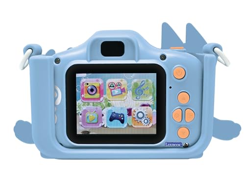 LEXIBOOK, Bluey 4-in-1 Kids' Camera with Protective Case, Photo, Video, MP3, and Game Functions, 15 Frames to Personalize Your Photos, Includes 8 GB Memory Card, DJ078BYLXB