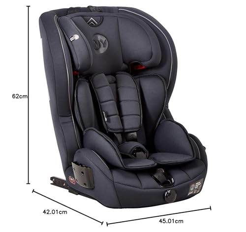 My Child Stirling Group 123 ISOFIX Car Seat Charcoal