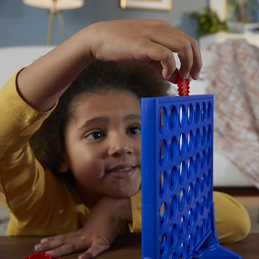 Connect 4 Strategy Board Game, Games for Kids Aged 6+, 4 in a Row