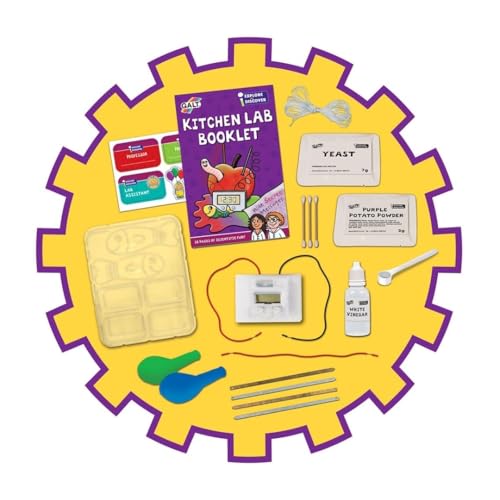 Galt Kitchen Lab science kit for kids with experiment tools and colorful ingredients for fun early STEM learning and potion making.