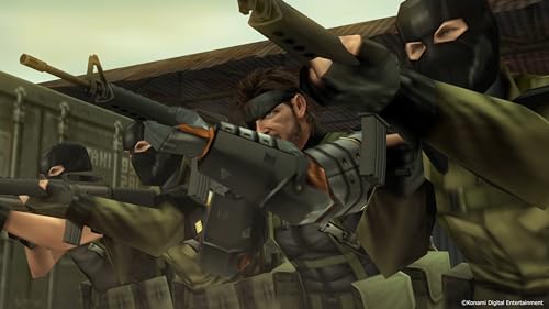 Metal Gear Solid: Master Collection Volume 2 Day One Edition for Switch, featuring game case and artwork by Konami.