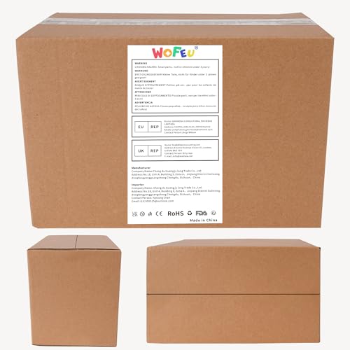 WOFEU Ring Toss Game for Kids with 18 Throwing Rings and Travel Bag, Colorful Tossing and Active Play Set,Garden Games Outdoor Play Equipment for Children,Quick Setup for Indoor and Outdoor Use