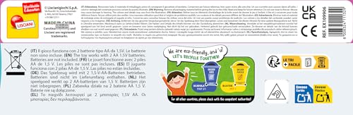 Lisciani - CAROTINA BABY - Interactive Musical Farm Trainer for Babies from 6 months - Animals Sounds & Melodies - Talking Book - Baby Motor Activity - Sensory Toys - Birth Gift Idea