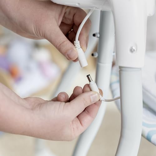 Ingenuity SimpleComfort baby swing with multi-direction seat, vibrations, and nature sounds for infants 0-9 months, 6-20 lbs.