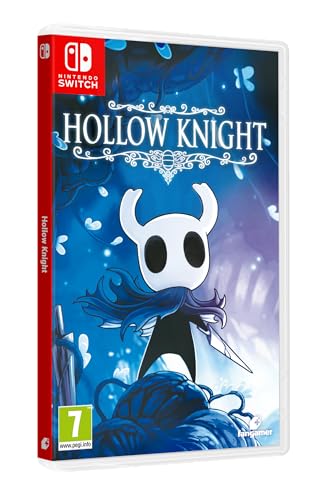 Hollow Knight Nintendo Switch game case with artwork featuring the silent knight character from Fangamer.