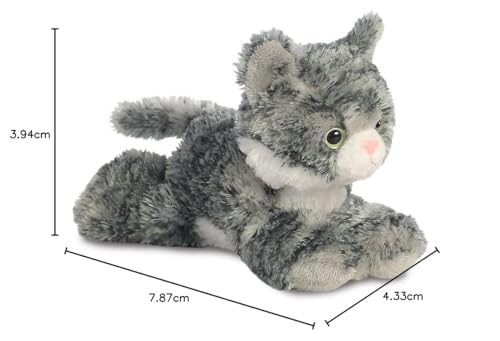 Aurora, 31713, Mini Flopsies Lily The Grey Tabby, 8In, Soft Toy