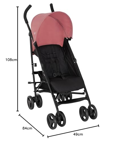 Graco EZLite, ultimate easy-to-use lightweight stroller at only 6.6kg for on-the-go families. Suitable from birth to approx. 3 years (0-15kg), Dusty Rose fashion