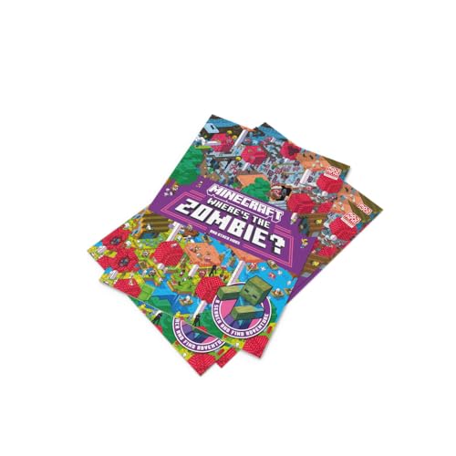 Minecraft Where’s the Zombie?: A search-and-find official Minecraft illustrated children’s book – the perfect Christmas stocking filler for kids aged 6, 7, 8, 9 and 10!