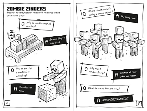 Minecraft Joke Book: An official illustrated Minecraft children’s joke book – The perfect Christmas stocking filler for funny kids who are into video games aged 7, 8, 9, 10 and 11!