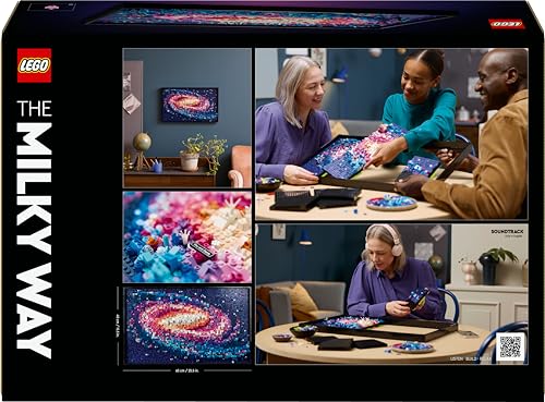LEGO Art The Milky Way Galaxy - Space Model Kit for Adults - Astronomy Gift for Mothers - Makes a Great Creative Activity or Home Office Décor Idea for The Living Room - 31212