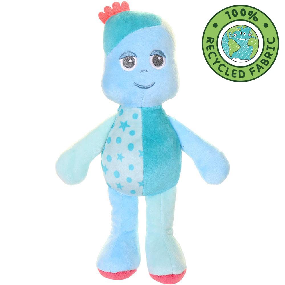 In the Night Garden Cuddly Soft Toy CBeebies Iggle Piggle Softie 30cm for Babies Toddlers 0-3 Suitable from Birth Colourful Comforting Cuddly Toy, Blue