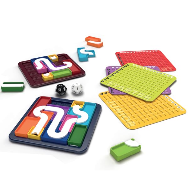 The Happy Puzzle Company The Genius Connection Board Game – STEM Logic Puzzle Challenges for Family Game Night – Fun & Educational for Adults & Kids Ages 6+