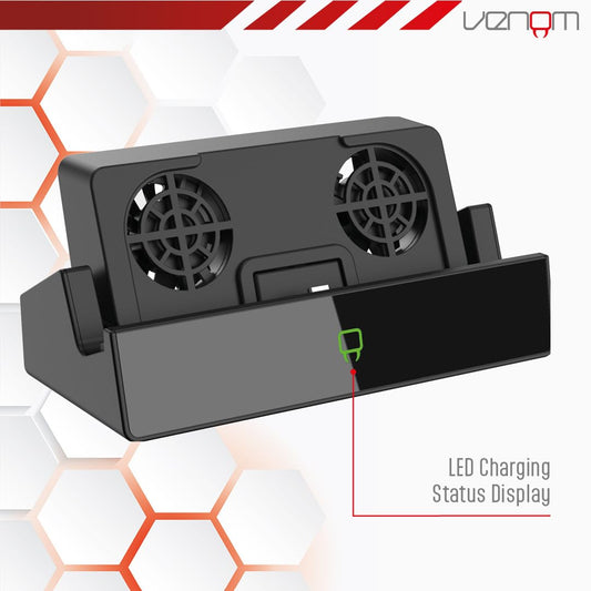 Venom Cooling TV Dock for Nintendo Switch 2 with Detachable Fan and HDMI Output