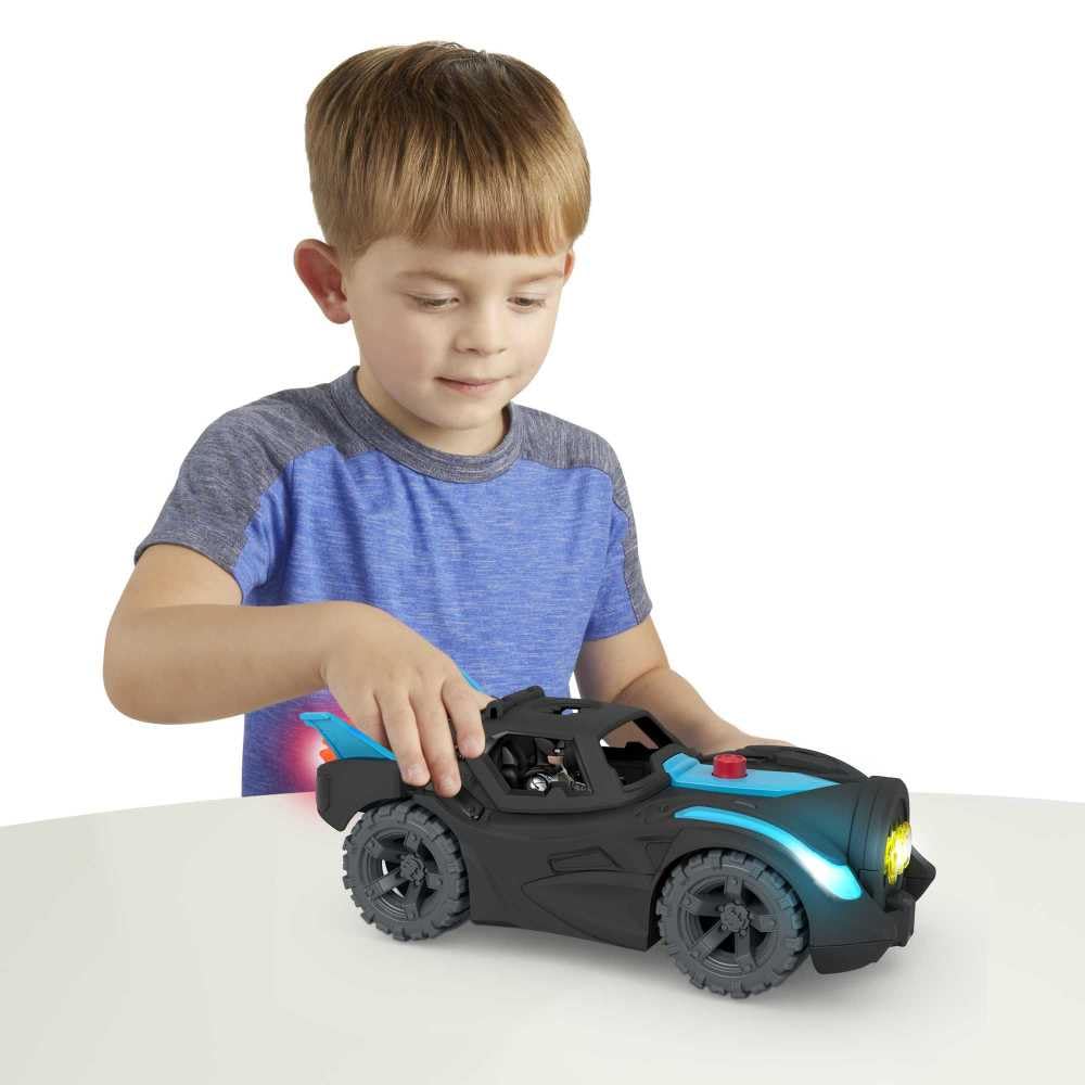 Fisher-Price Imaginext DC Super Friends Batmobile with lights and sounds, Batman toys for preschool play ages 3 years and up, HGX96