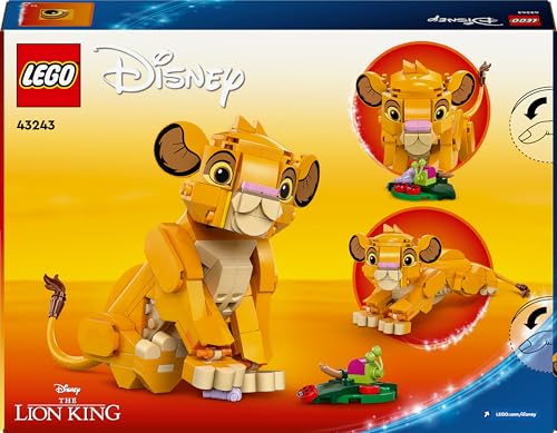 LEGO ǀ Disney Simba the Lion King Cub Building Toy for 6 Plus Year Old Girls & Boys, Construction Figure Playset, 1994 Movie Memorabilia Set, 30th Idea for Kids 43243