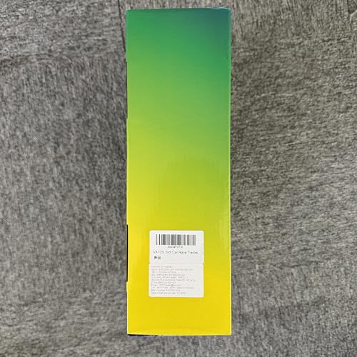 VATOS Slot Car Racing Track Set for 5-7 Years Boys - Manual Acceleration Kids Slot Machine Racing Track with 360 Degree Track,Diy Catapult Roller Coaster 3 4 5 6 7 8 9 10 Boys Girls