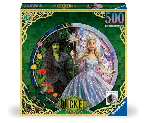 Ravensburger Wicked 2 Circular 500 piece Jigsaw Puzzle for Adults and Kids Age 10 Years Up