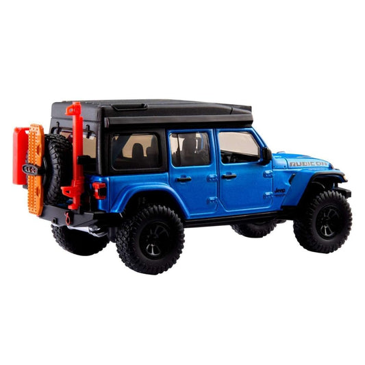 Hot Wheels Real Riders 1:43 Scale Wrangler 392 Rubicon Blue HMD46