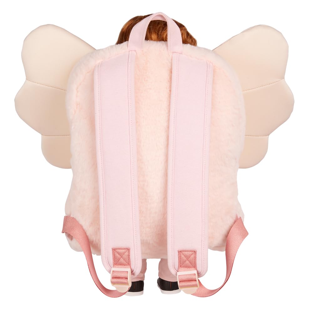 Our Generation pink doll carrier backpack with adjustable straps and interior storage pockets for 18-inch dolls.