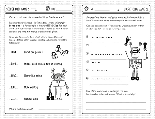 Secret Code Games for Clever Kids®: More than 100 secret agent and spy puzzles to boost your brainpower