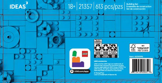 LEGO Ideas Disney Pixar Luxo Jr. Lamp Building Set for Adults - Movie Memorabilia Model with Hidden Film References - Home Office Desk Decor - Collectible Gift Idea - 21357