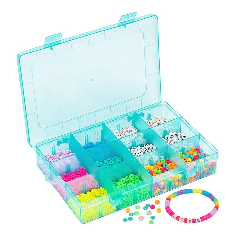 ILY Do-It-Yourself Concert Bracelet Kit, Make 2000+ Beaded Bracelets with Elastic Cords & Storage Case, DIY Jewellery Craft Kit for Girls, Perfect for Concerts, Parties & Gifts | Paladone