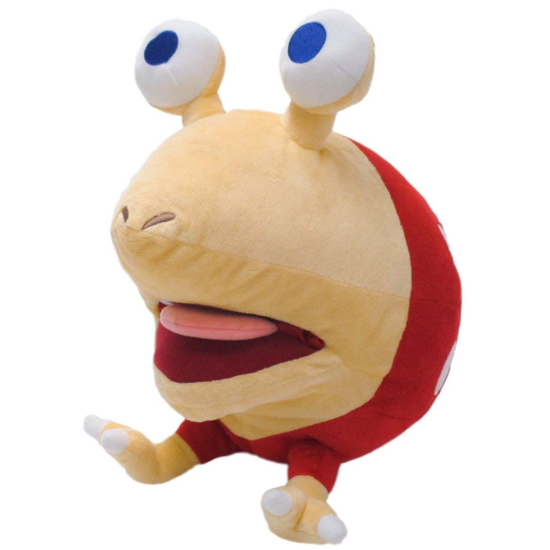 Red Nintendo Pikmin 30cm Chappie plush toy, soft and cuddly, officially licensed San-Ei Nintendo plush from the Pikmin game series.