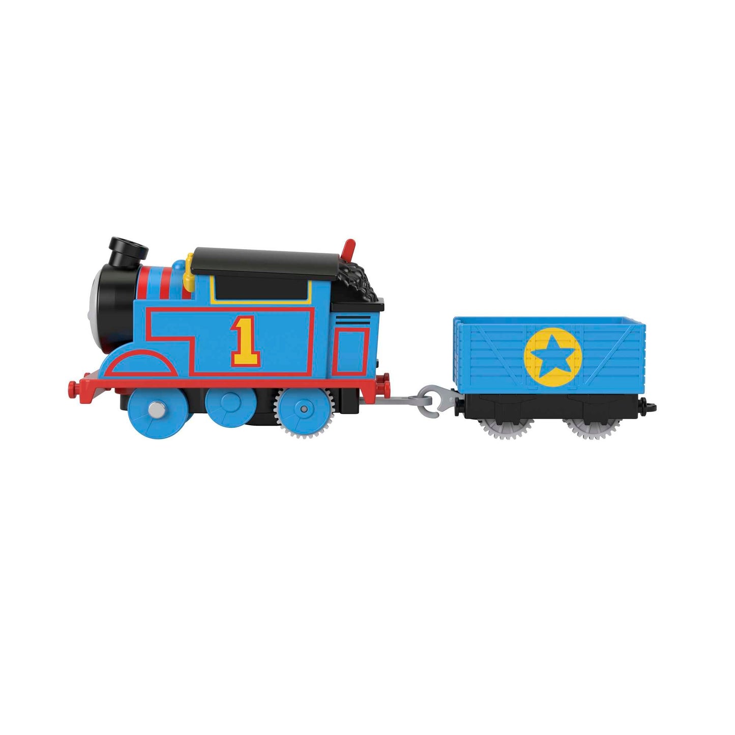 Thomas & Friends Motorized Toy Train Thomas Battery-Powered Engine with Cargo for Pretend Play Preschool Kids Ages 3+ Years, HDY59