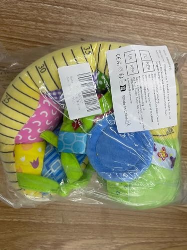 Accevo baby sensory toys for 0-6 months Musical animals plush caterpillar baby toys for 0-3-6 months Mummy Time and baby mirror Crinkle Russell for 6-12 months newborn boys and girls Easter gifts