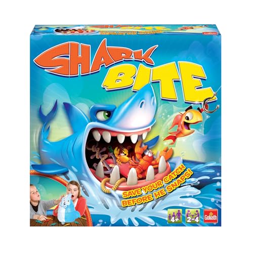 Shark Bite: Save Your Catch Before He Snaps! | Family Fun Fishy Board Game | Kids Action Games | For 2-4 Players | Ages 4+