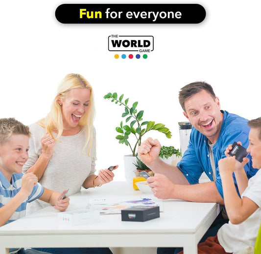 The World Game - Geography Card Game - Educational Board Game for Kids, Family & Adults - Learning Game for Teenage Boys & Girls