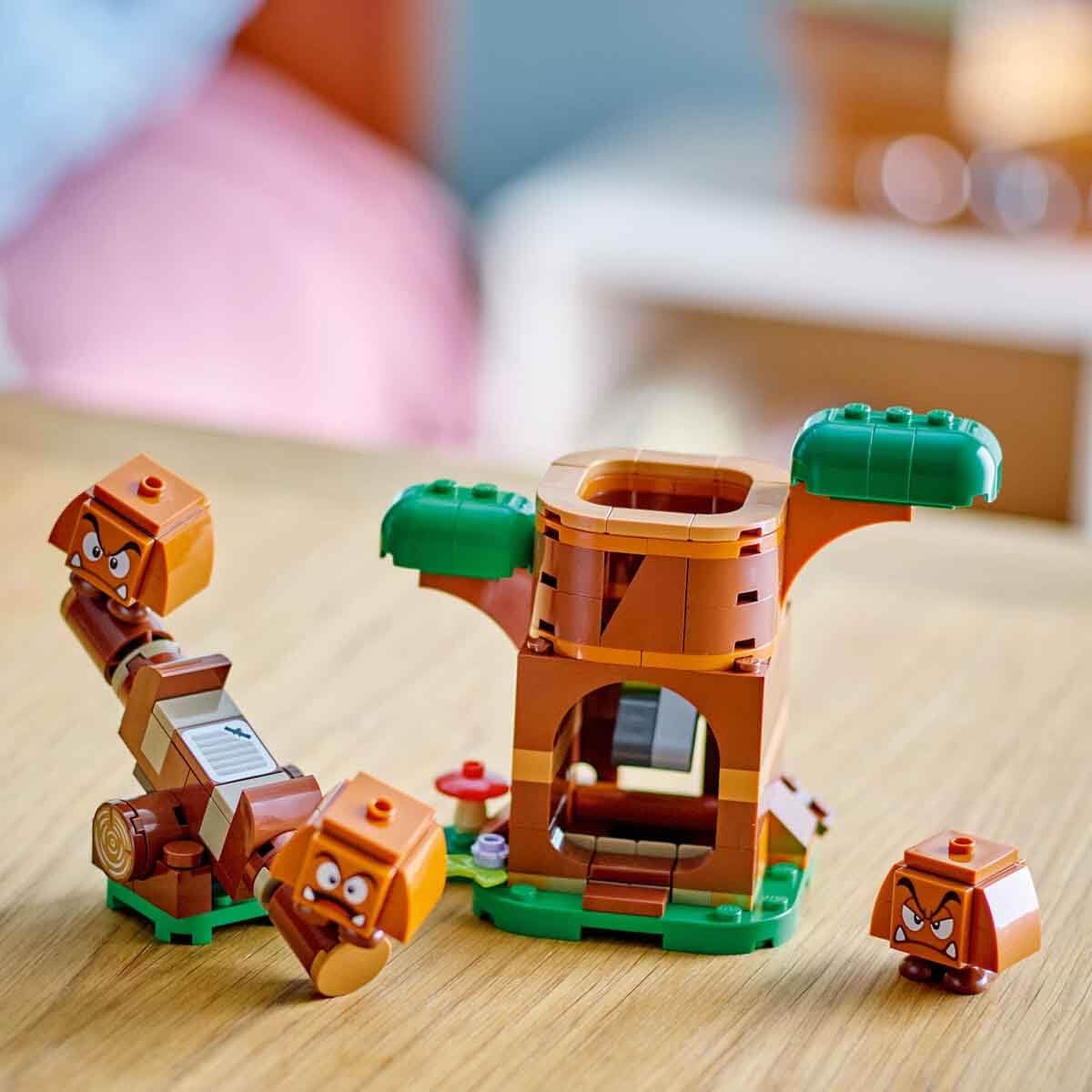 LEGO Super Mario Goombas’ Playground Set, Nintendo Collectible for Kids, Adventure Toy Playset, Buildable Seesaw, 3 Figures, Gift for 7 Plus Year Old Boys, Girls and Fans, 71433