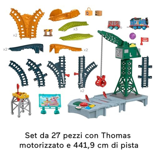 Thomas The Tank Engine - The Sounds of Sodor Cranky Delivery - Three Characters from the Series - Sound Track and Battery Powered Trains - Children's Toy 3+ Years HXG13