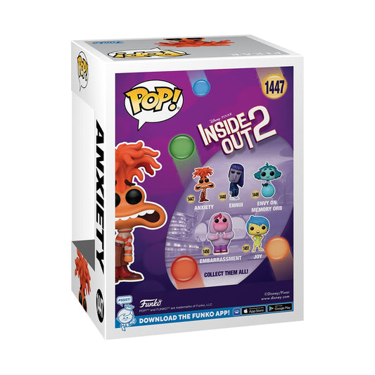 Funko POP! Disney: Inside Out 2 - Anxiety - Collectable Vinyl Figure - Gift Idea - Official Merchandise - Toys for Kids & Adults - Movies Fans - Model Figure for Collectors and Display