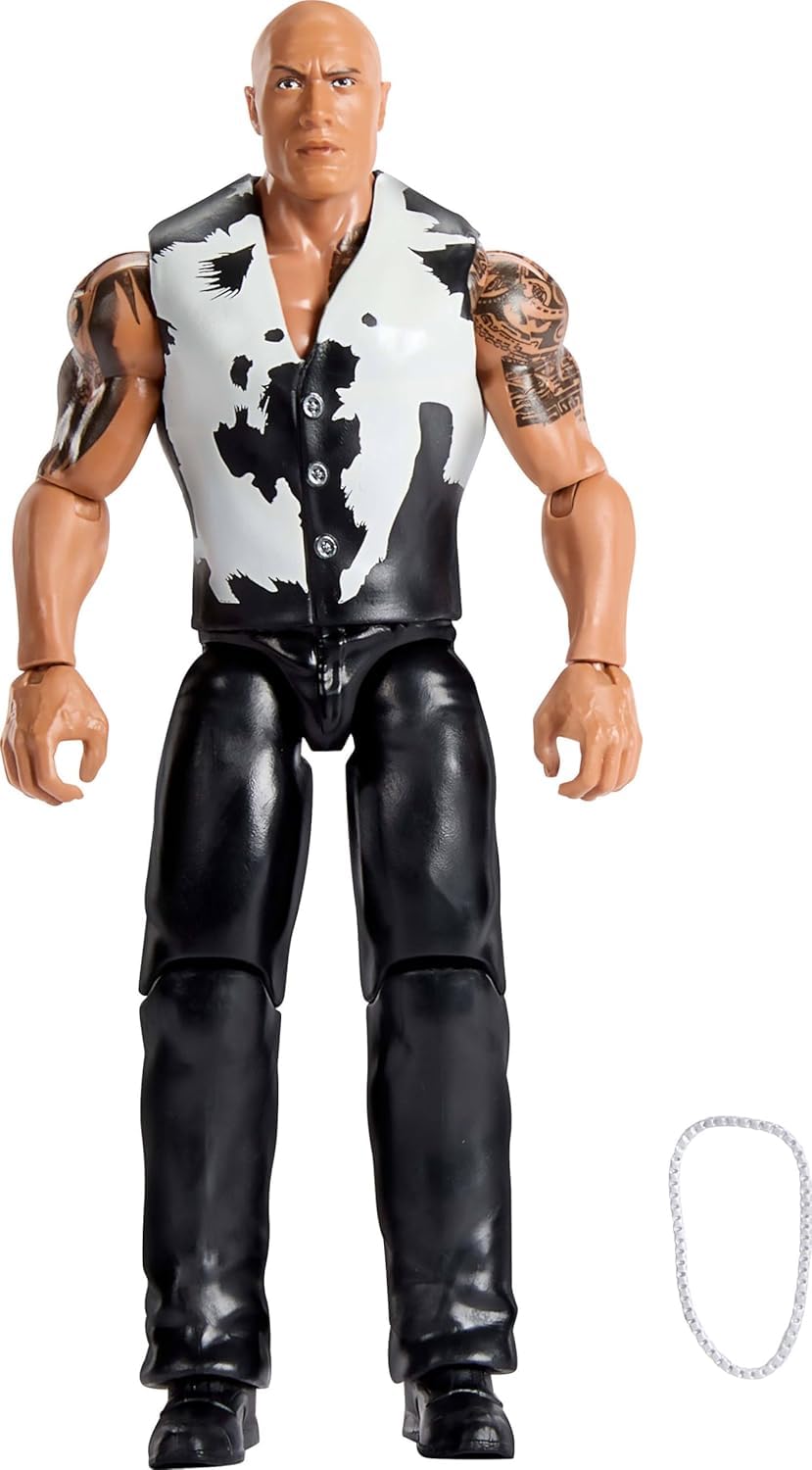 WWE " The Final Boss The Rock Dwayne Johnson Mattel Main Event Series Top Picks 2025 Wrestling Action Figure Toy