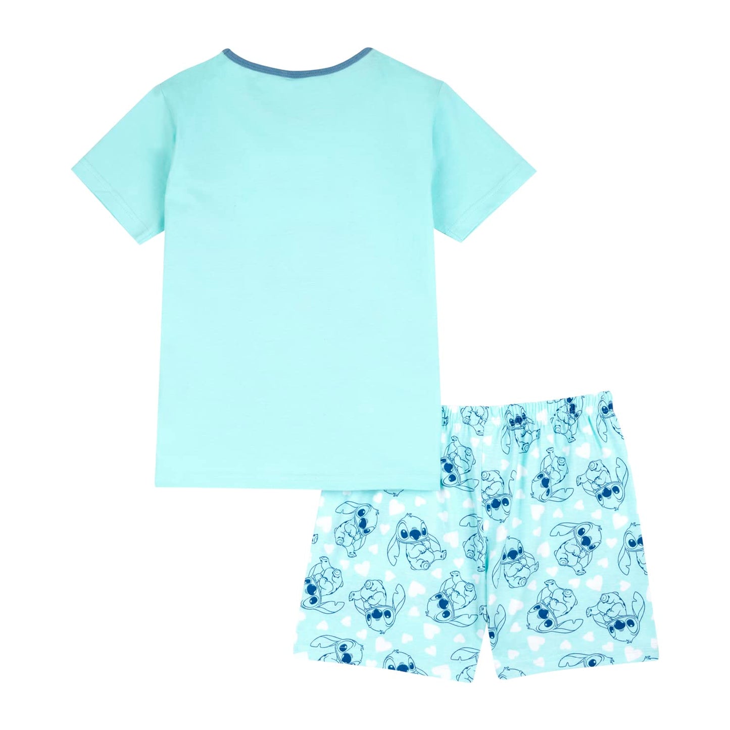 Disney Lilo and Stitch Girls Pyjamas Short PJs, Ages 5 to 15 Years Old, Official Merchandise (as8, age, 11_years, 12_years) Blue
