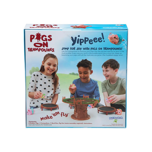 PlayMonster Pigs On Trampolines | Fun Kids Game With Bouncing Pigs | Fast-Paced Family Game | For Ages 6+