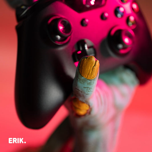Grupo Erik Gaming Controller Holder & Headphone Stand - Gameration | Gaming Accessories For Desk, Gamer Gifts, Headset & Controller Stand 6.7 x 10.6 x 7.3 inches - 17 x 27 x 18.5 cm
