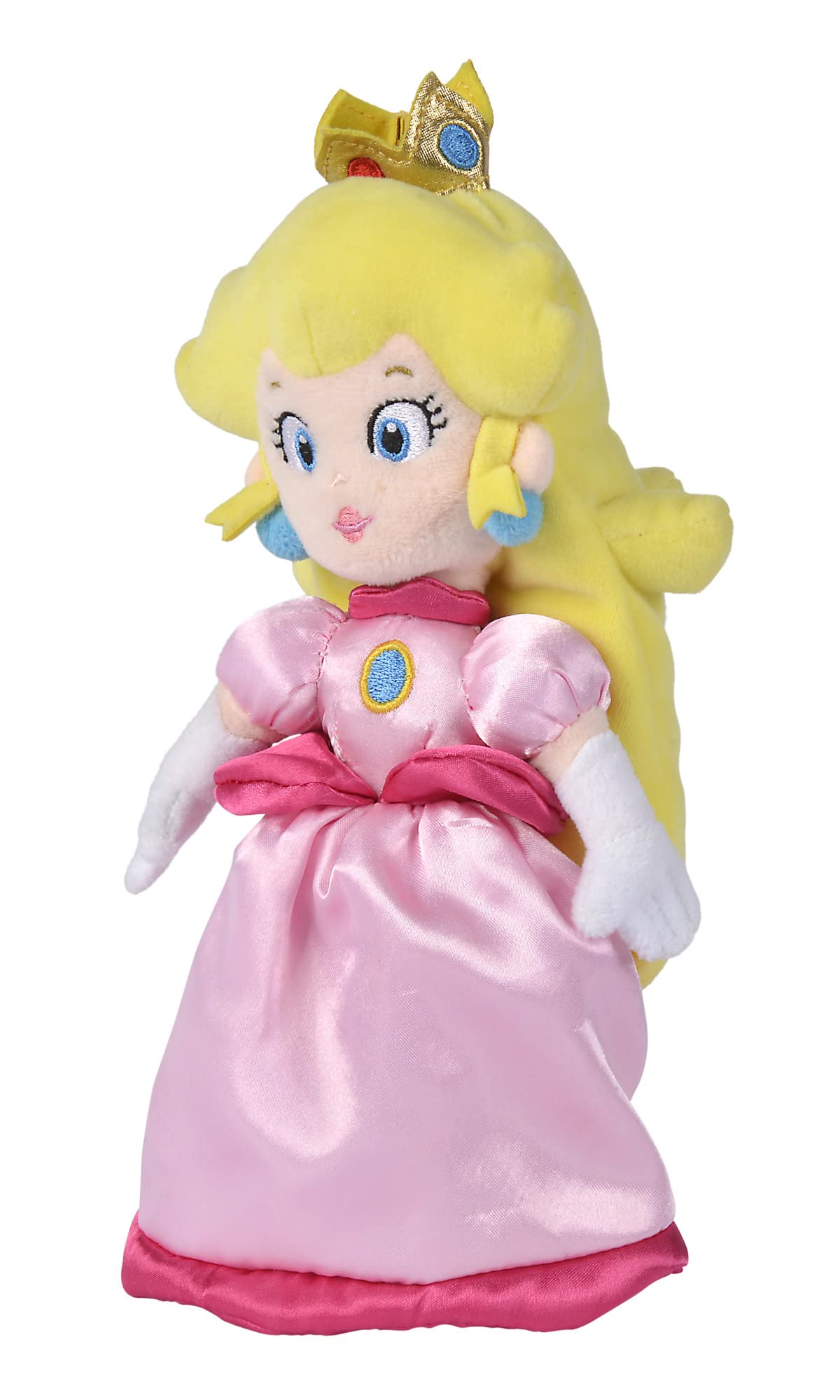 Simba Official Nintendo SUPER MARIO PEACH PLUSH 30CM plush soft toy for kids, fan favourite gift