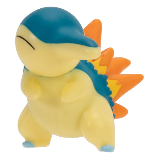 Pokemon Battle Figure 3-Figure Pack featuring Poliwag, Zangoose, and Cyndaquil in dynamic poses.