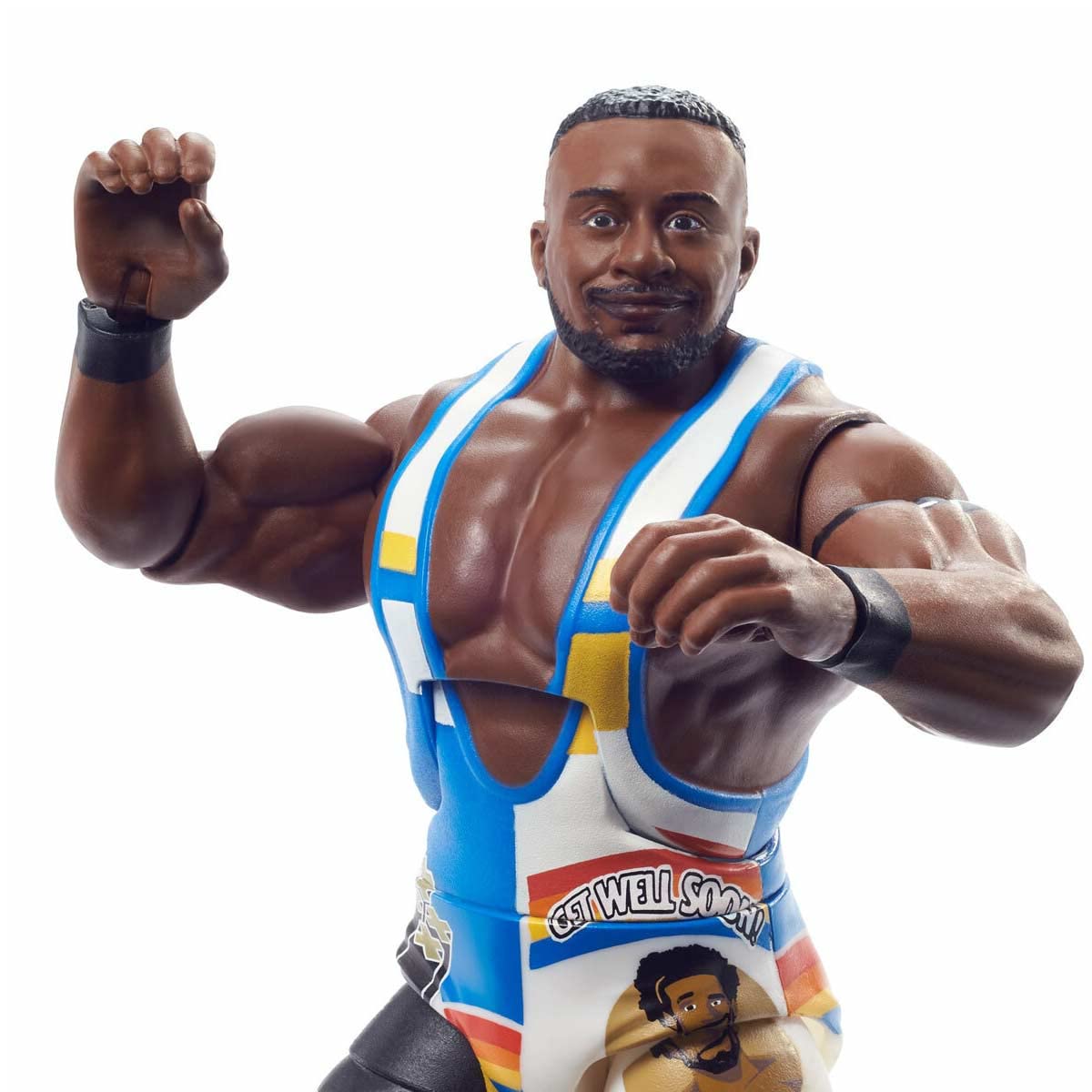 WWE Big E Royal Rumble Elite Collection Action Figure with Accessory & Jimmy Hart Build-A-Figure Parts, 6-inch Posable Collectible Gift for WWE Fans Ages 8+, HDD89