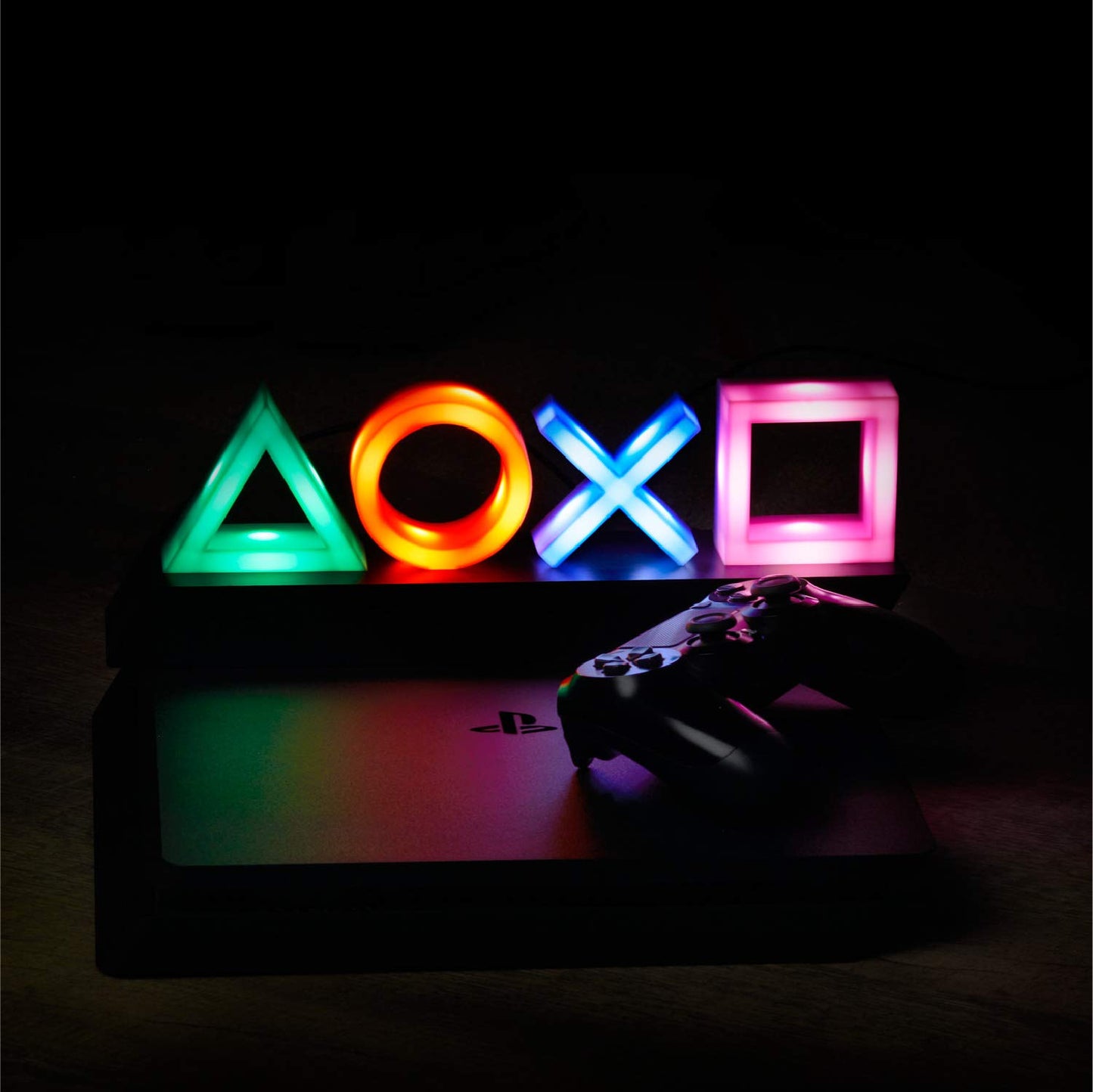 PlayStation Icons Light with 3 Light Modes - Sound Reactive, Dynamic Phasing, and Standard Mode - Gaming Room Decor and Gamer Lighting | Paladone