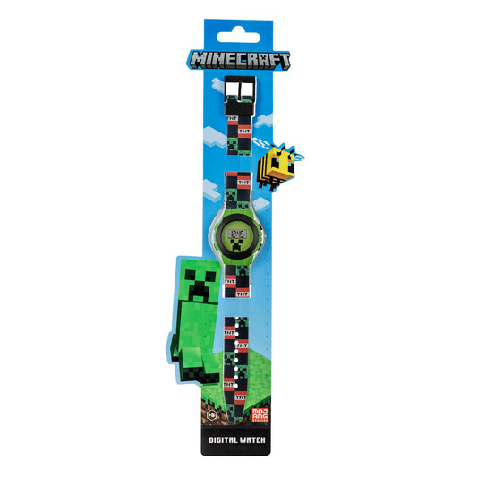 Minecraft Green Digital Watch MIN4223