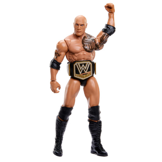 WWE The Rock Main Event Champions 5 Toy Wrestling Action Figure